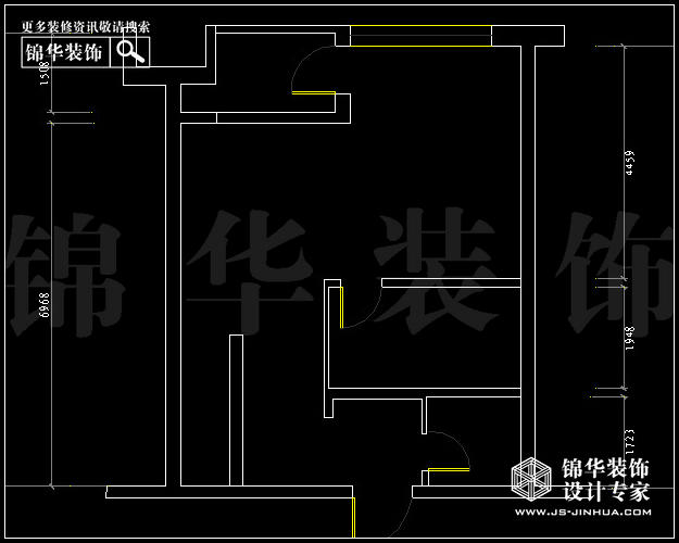 德盈國(guó)際廣場(chǎng)B2戶型68平米  戶型